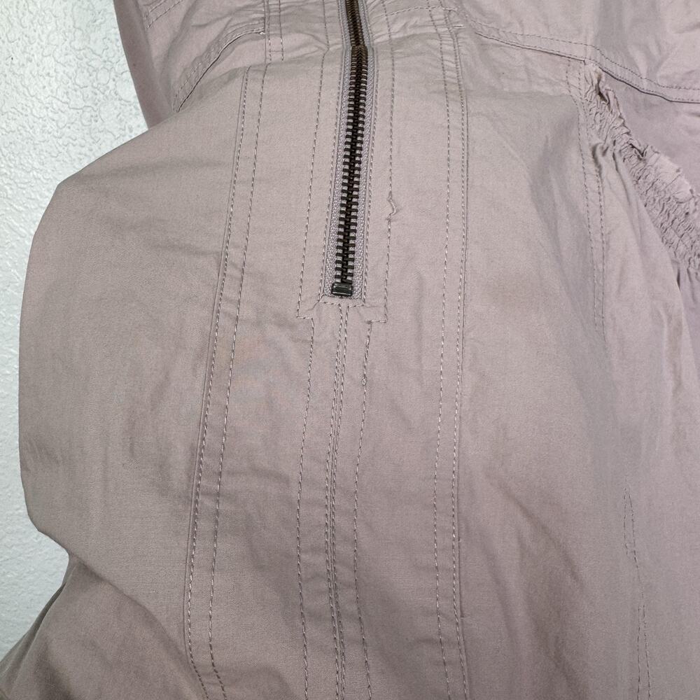 Daily Practice Trek Utility Dress Womens 2X Zip Front Boho Summer Anthropologie - Picture 7 of 12